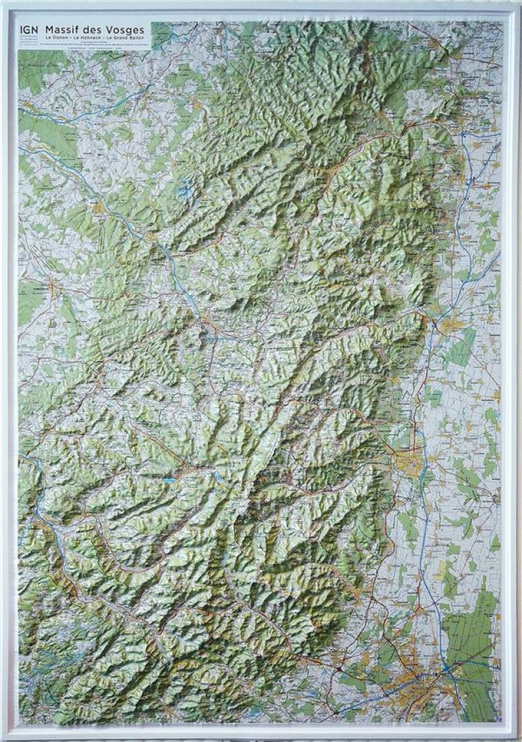 60177 RELIEF MASSIF DES VOSGES 1/100.000 - XXX - NC