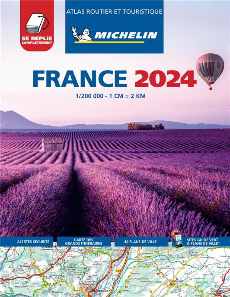 ATLAS ROUTIER FRANCE 2024 MICHELIN - TOUS LES SERVICES UTILES (A4-MULTIFLEX) - XXX - MICHELIN