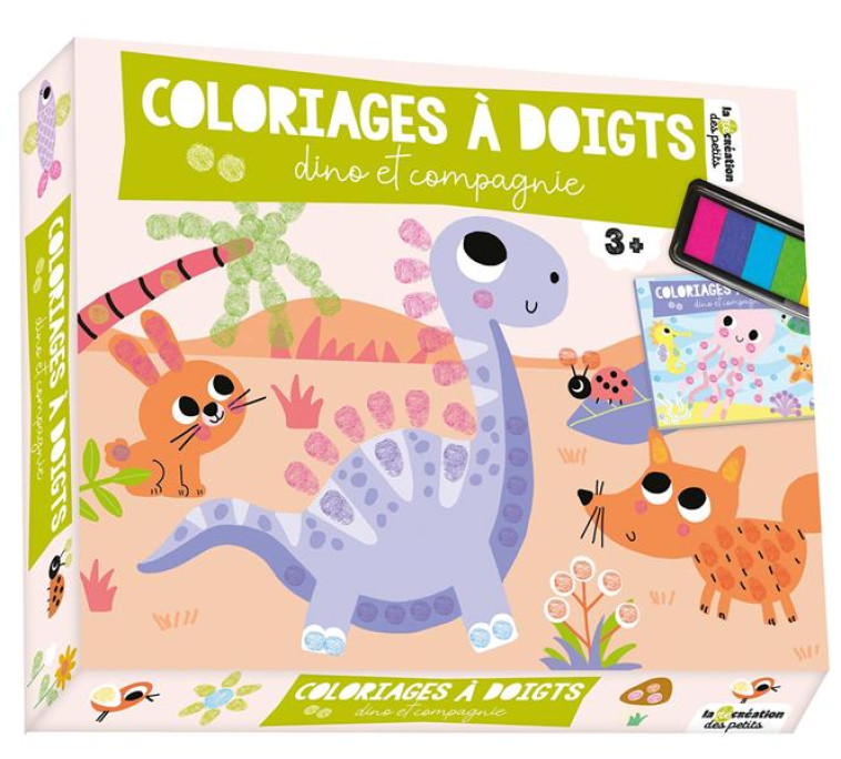 COLORIAGES A DOIGTS DINO ET COMPAGNIE - CHAUVET ISABELLE - HACHETTE