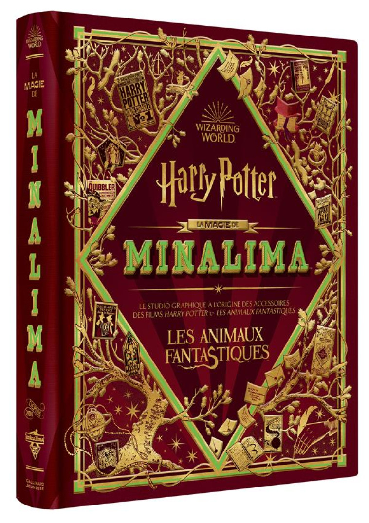 HARRY POTTER - LA MAGIE DE MINALIMA - TOUT L'UNIVERS GRAPHIQUE DES FILMS HARRY POTTER - MINALIMA - GALLIMARD