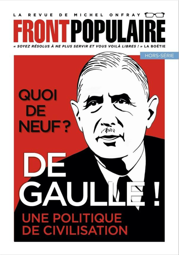 FRONT POPULAIRE - HORS-SERIE - N  4 - ONFRAY MICHEL - NC