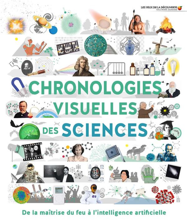 CHRONOLOGIES VISUELLES DES SCIENCES - DE LA MAITRISE DU FEU A L'INTELLIGENCE ARTIFICIELLE - COLLECTIF - GALLIMARD