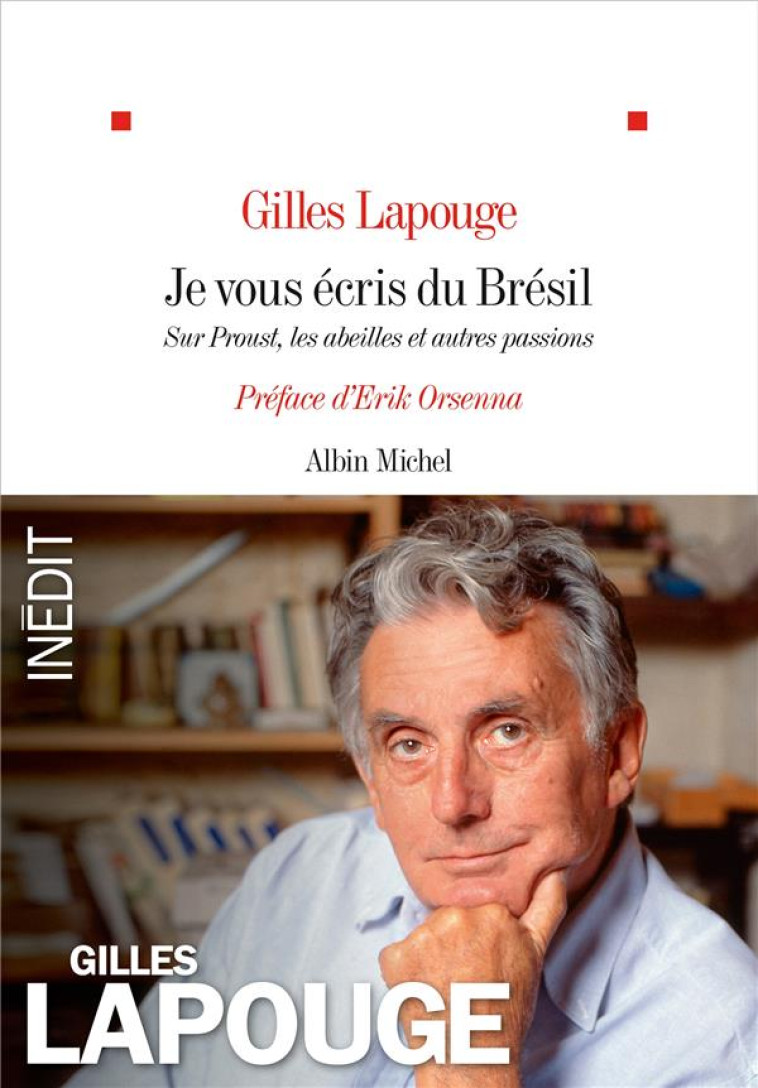 JE VOUS ECRIS DU BRESIL - SUR PROUST, LES ABEILLES ET AUTRES PASSIONS - LAPOUGE/ORSENNA - ALBIN MICHEL