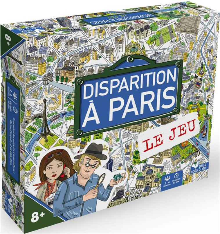 DISPARITION A PARIS - LE JEU - COFFRET AVEC PLATEAU ET CARTES - YEAKLE/AYRAULT - NC