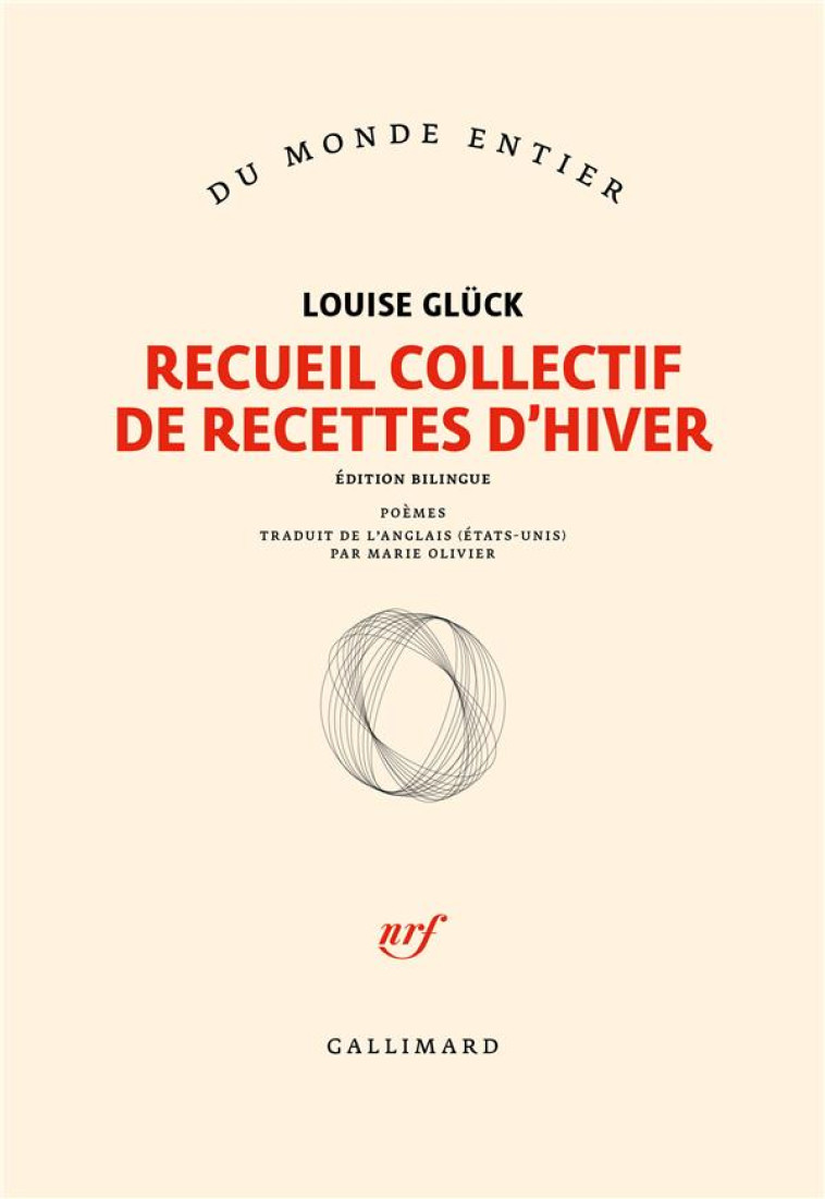 RECUEIL COLLECTIF DE RECETTES D'HIVER - GLUCK LOUISE - NC