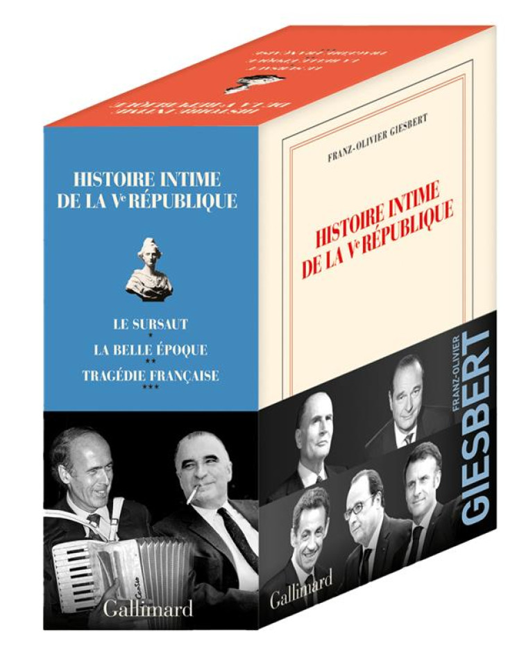 HISTOIRE INTIME DE LA V  REPUBLIQUE, I, II ET III - COFFRET TROIS VOLUMES - GIESBERT F-O. - NC