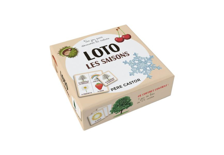 LOTO DES SAISONS - UN JEU POUR DECOUVRIR LA NATURE - RUEL ADELINE - NC