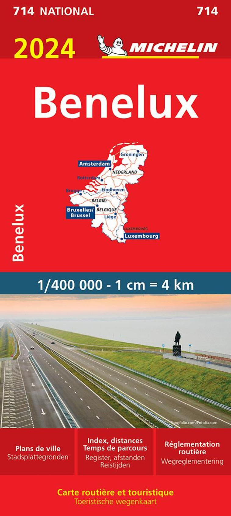 CARTE NATIONALE EUROPE - CARTE NATIONALE BENELUX 2024 - XXX - MICHELIN