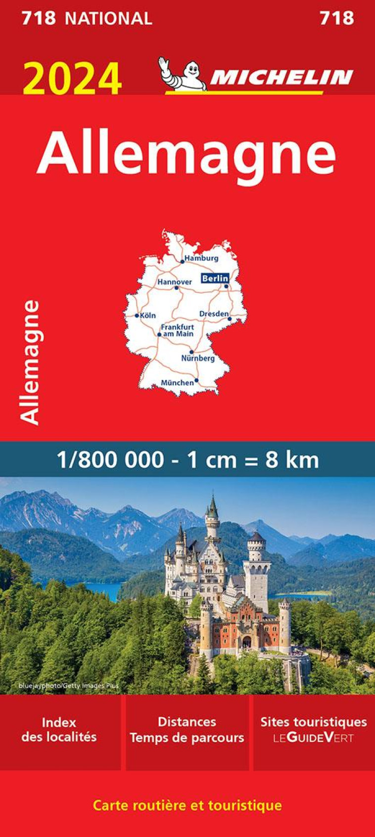 CARTE NATIONALE EUROPE - CARTE NATIONALE ALLEMAGNE 2024 - XXX - MICHELIN