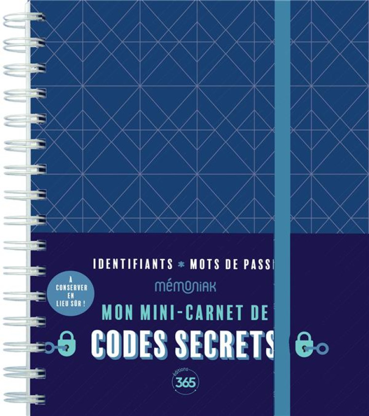 MINI-CARNET DE CODES SECRETS MEMONIAK - XXX - NC