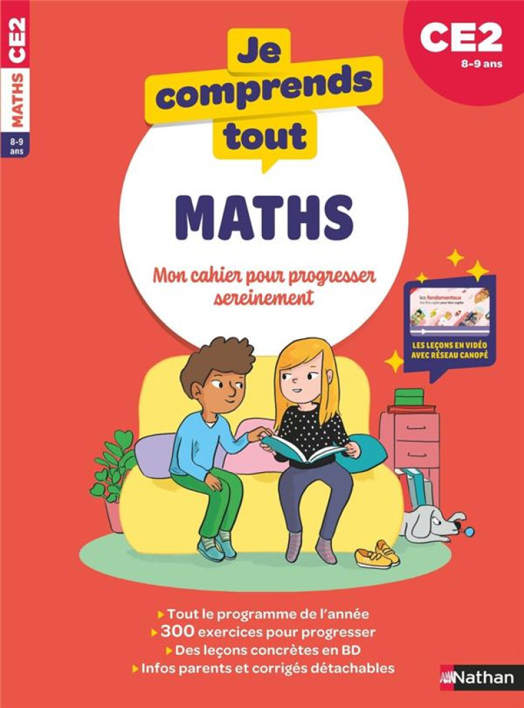 JE COMPRENDS TOUT - MATHEMATIQUES CE2 - GRISON/HALBERT/MEHEE - CLE INTERNAT