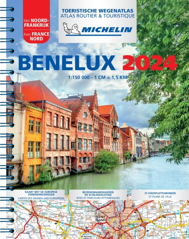 ATLAS EUROPE - ATLAS BENELUX 2024 (A4-SPIRALE) - XXX - MICHELIN