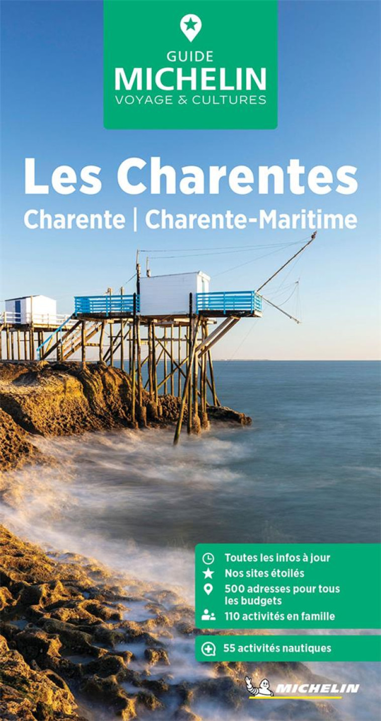 GUIDES VERTS FRANCE - GUIDE VERT LES CHARENTES - CHARENTE, CHARENTE-MARITIME - XXX - MICHELIN