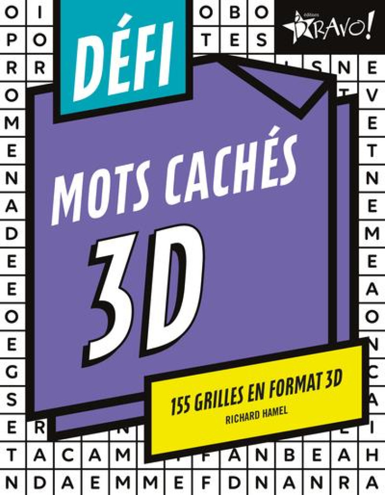 DEFI - MOTS CACHES 3D - 155 GRILLES EN FORMAT 3D - HAMEL RICHARD - NC