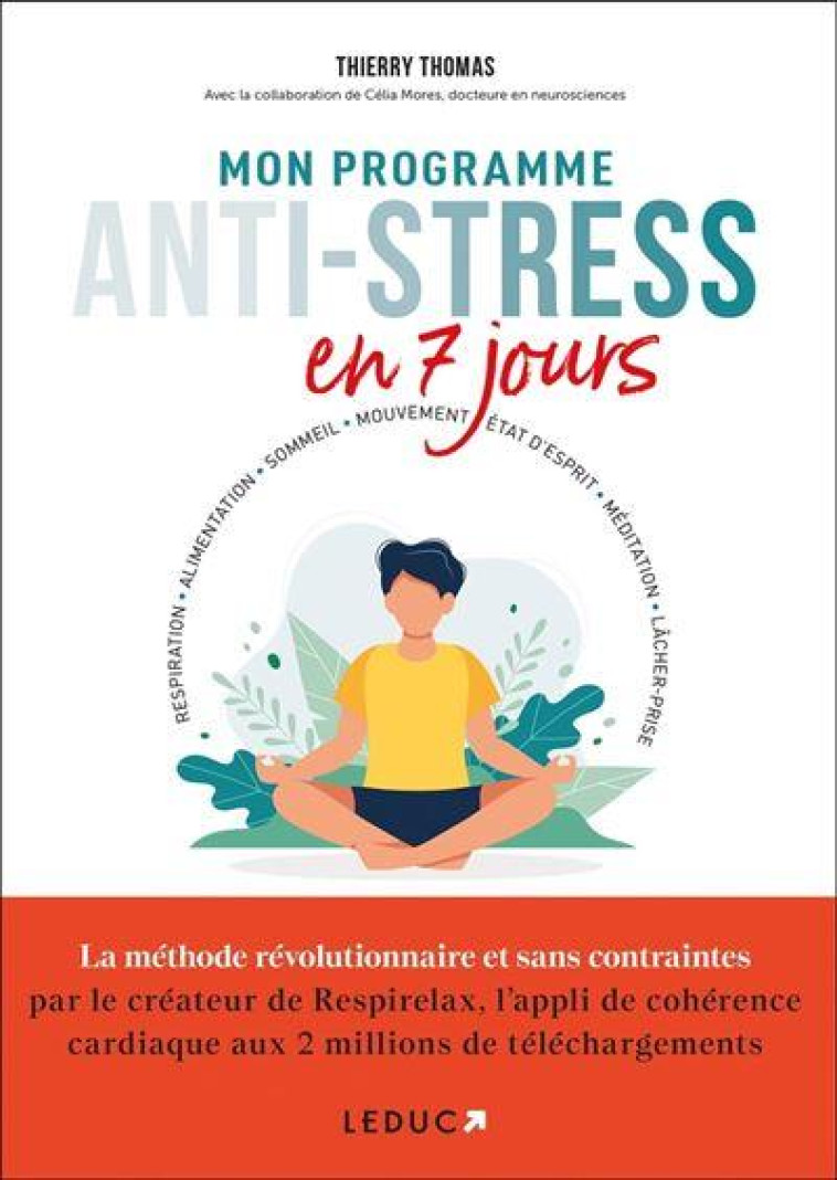 MON PROGRAMME ANTI-STRESS EN 7 JOURS - RESPIRATION, ALIMENTATION, SOMMEIL, MOUVEMENT, ETAT D-ESPRIT, - MORES/THOMAS - QUOTIDIEN MALIN