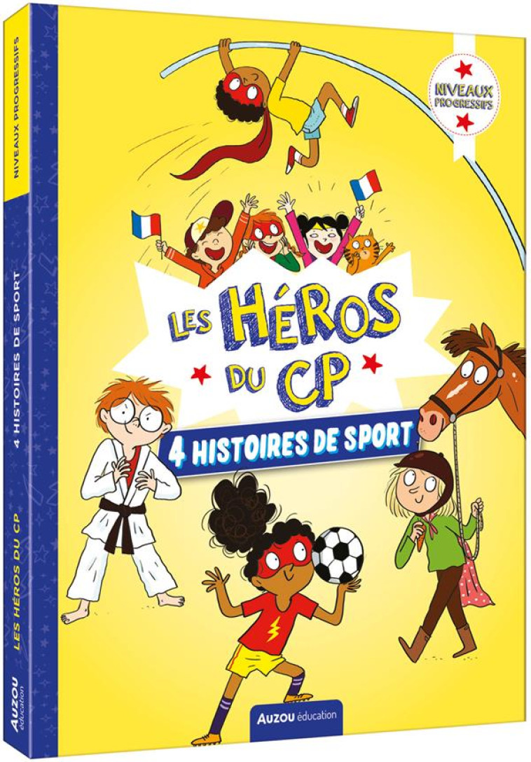 LES HEROS DU CP - 4 HISTOIRES DE SPORT - GILLIO/MARTINS - PHILIPPE AUZOU