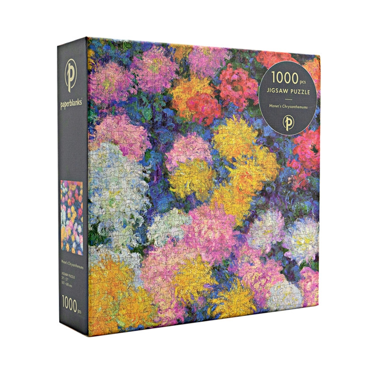 PUZZLES LES CHRYSANTHEMES DE MONET LES CHRYSANTHEMES DE MONET PUZZLE 1000 PC. - XXX - PAPERBLANKS