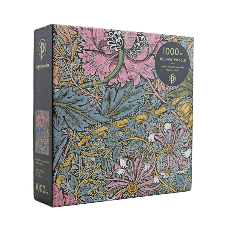 PUZZLES WILLIAM MORRIS MORRIS CHEVREFEUILLE ROSE PUZZLE 1000 PC. - XXX - PAPERBLANKS