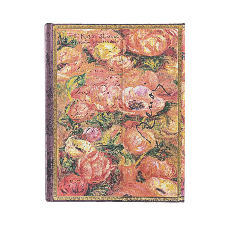 CARNET PB COLLECTION LES MANUSCRITS ESTAMPES RENOIR, LETTRE MORISOT ULTRA LIG. 144PG. - XXX - PAPERBLANKS