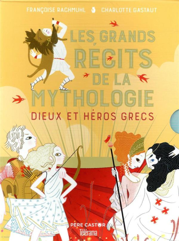 LES GRANDS RECITS DE LA MYTHOLOGIE - DIEUX ET HEROS GRECS - GASTAUT/RACHMUHL - FLAMMARION