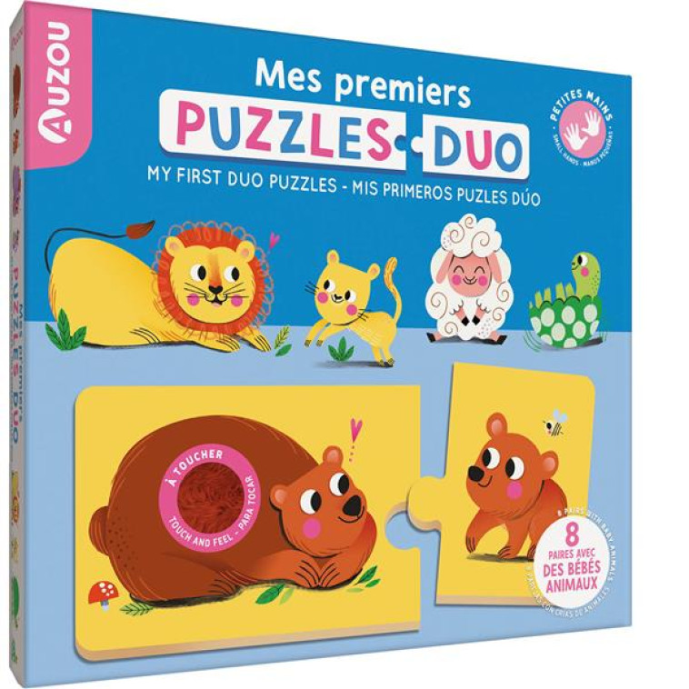 MES PREMIERS PUZZLE DUO A TOUCHER - HAJDU EDITA - AUZOU