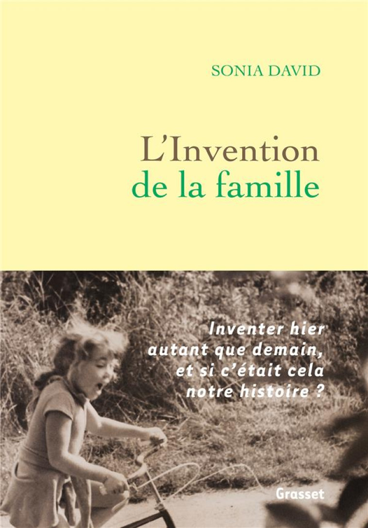 L-INVENTION DE LA FAMILLE - DAVID SONIA - GRASSET