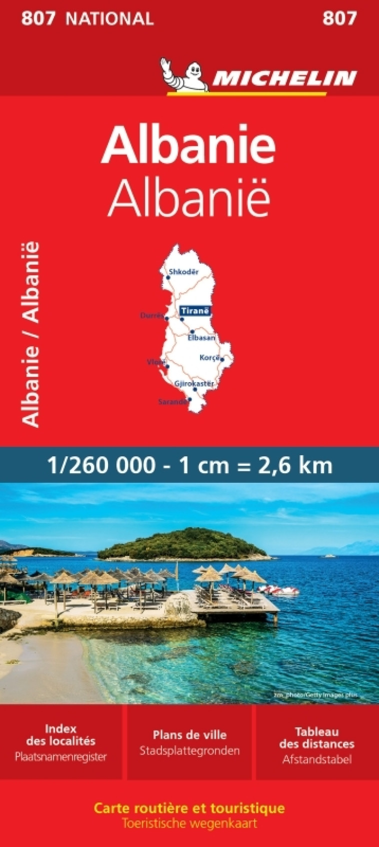 CARTE NATIONALE EUROPE - CARTE NATIONALE ALBANIE - XXX - MICHELIN