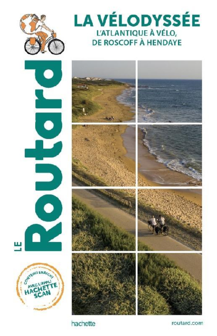 GUIDE DU ROUTARD LA VELODYSSEE - L-ATLANTIQUE A VELO, DE ROSCOFF A HENDAYE - COLLECTIF - HACHETTE