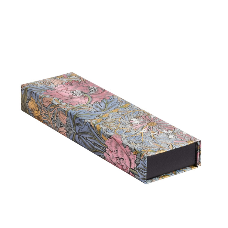 ETUI A CRAYONS MORRIS CHEVREFEUILLE ROSE - XXX - PAPERBLANKS