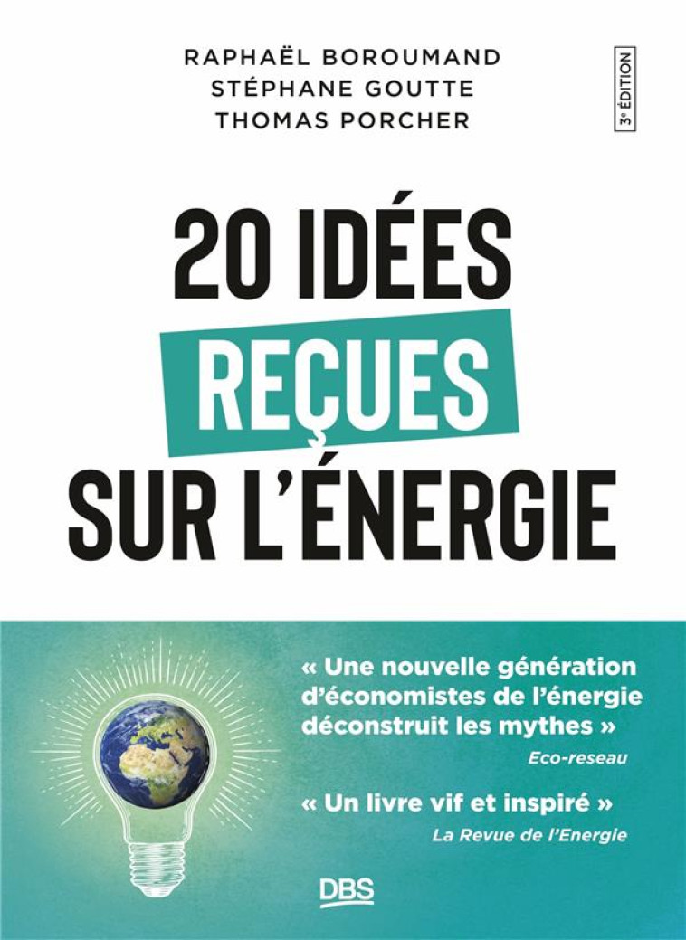 20 IDEES RECUES SUR L'ENERGIE - BOROUMAND/GOUTTE - DE BOECK SUP