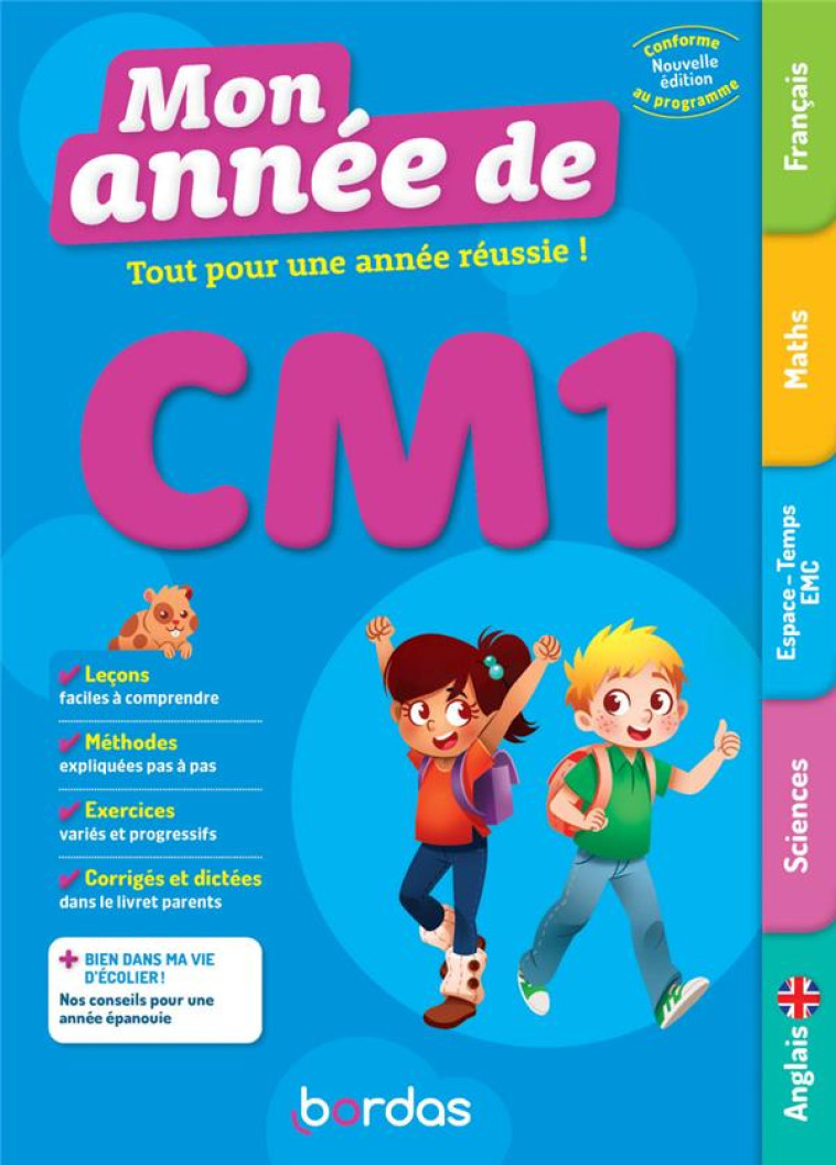 MON ANNEE DE CM1 - COLLECTIF - BORDAS