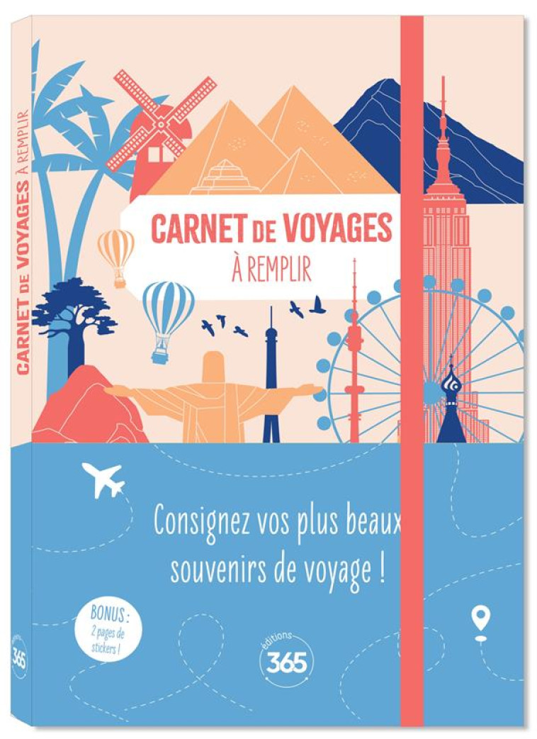 CARNET DE VOYAGES A REMPLIR, JOURNAL DE BORD POUR VOYAGEURS - XXX - NC