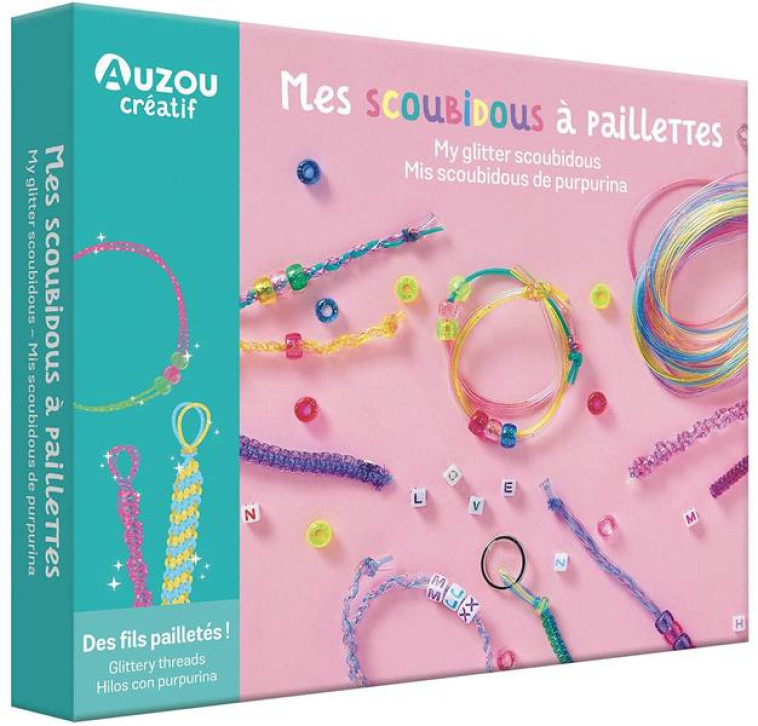 MON COFFRET D'ARTISTE - MES SCOUBIDOUS A PAILLETTES - GUESNE MAUDE - NC