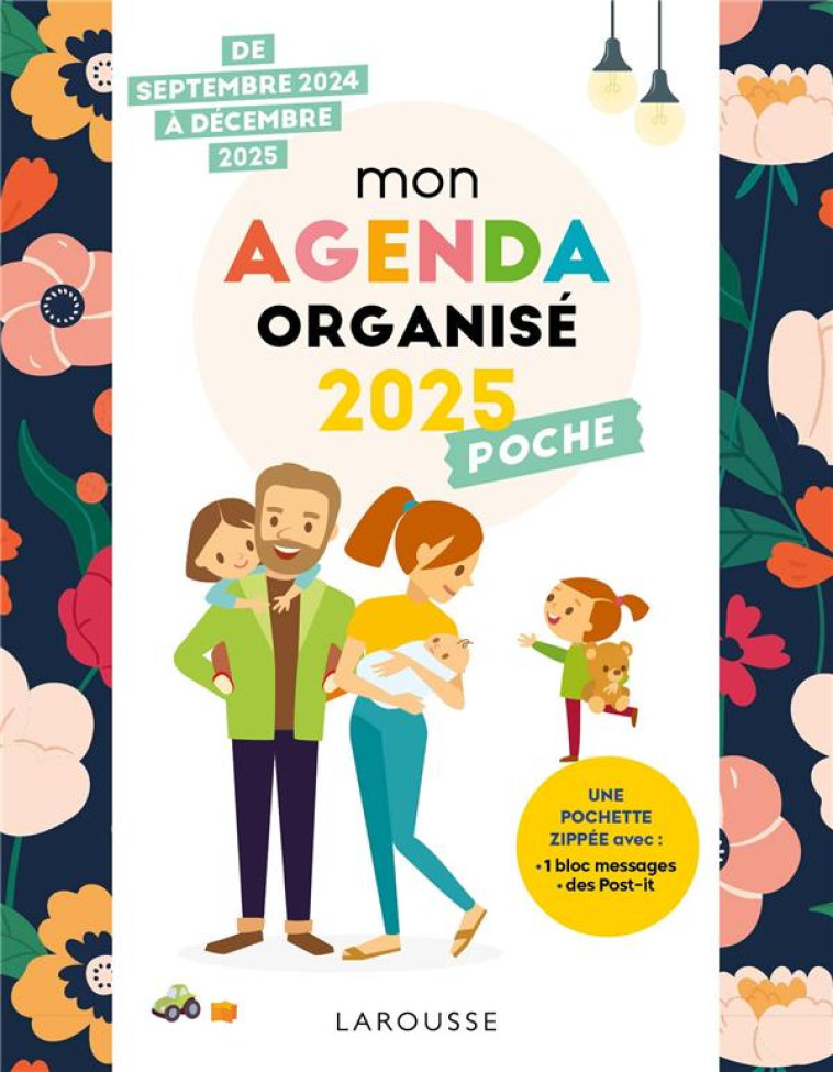 MON AGENDA ORGANISE 2025 - POCHE - XXX - NC