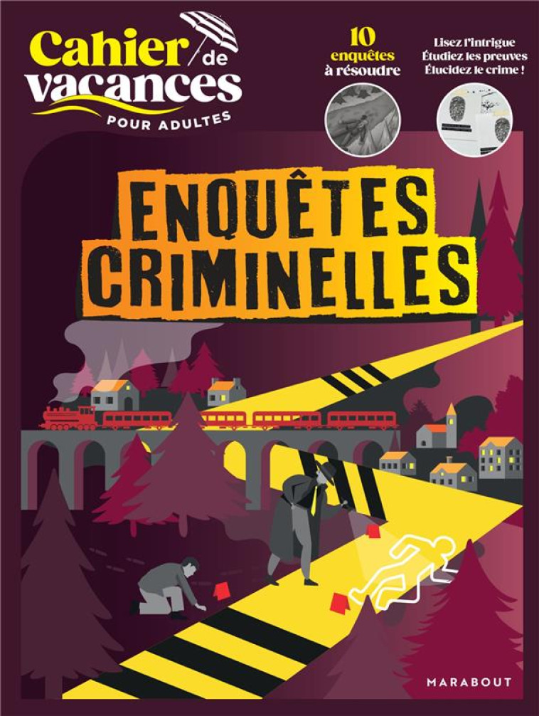 CAHIER DE VACANCES - ENQUETES CRIMINELLES - BOUVET STEPHANIE - MARABOUT