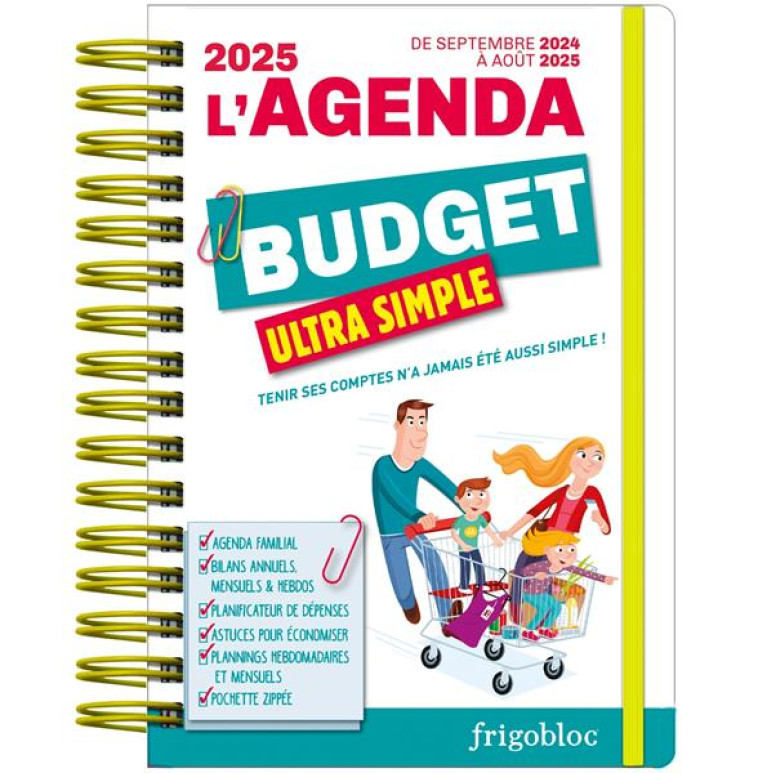 AGENDA 2025 ULTRA SIMPLE DU BUDGET ! (DE SEPT. 2024 A AOUT 2025) - COLLECTIF - NC