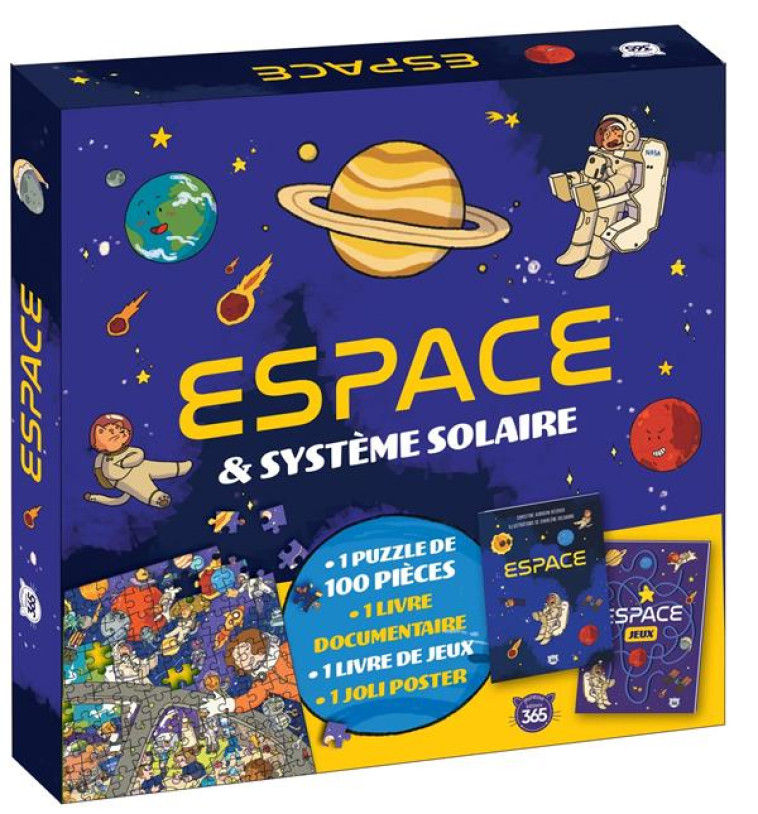 COFFRET PUZZLE DOCUMENTAIRE - ESPACE & SYSTEME SOLAIRE - AUBOUIN-DECROIX - NC