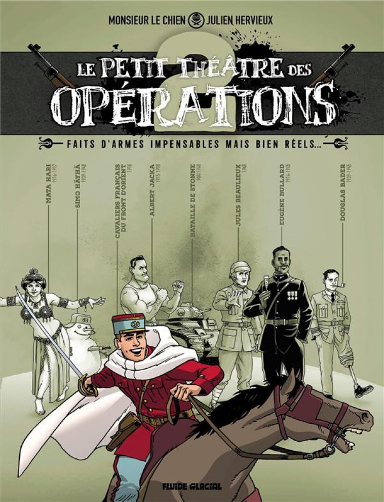 LE PETIT THEATRE DES OPERATIONS - TOME 02 - FAITS D'ARMES IMPENSABLES MAIS BIEN REELS... - HERVIEUX - FLUIDE GLACIAL