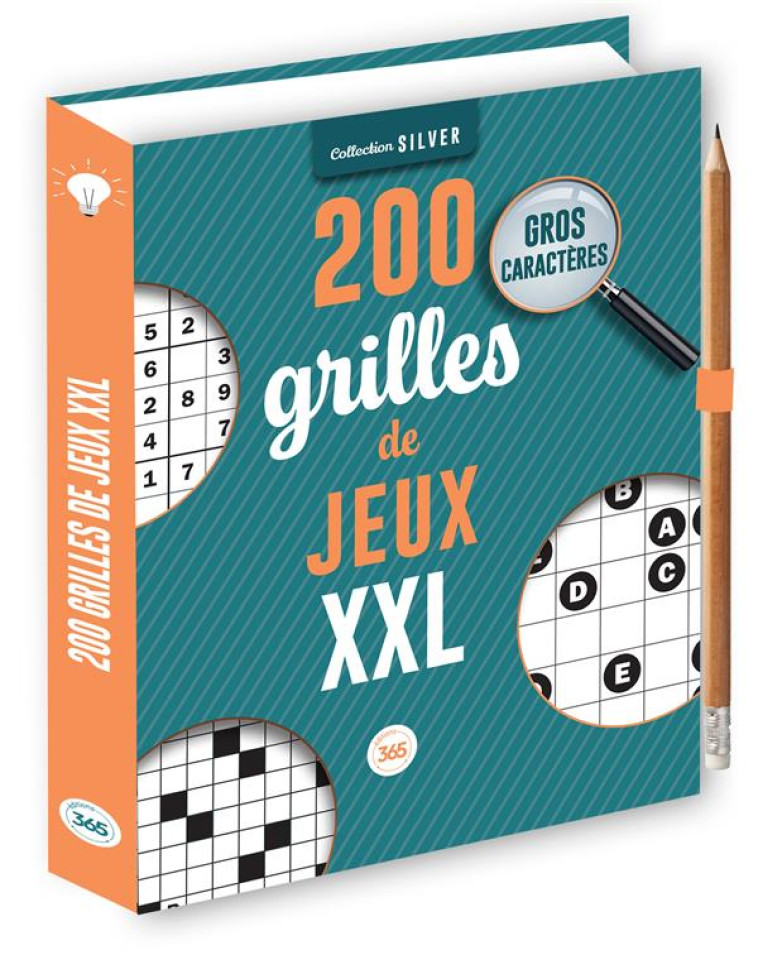 200 GRILLES DE JEUX XXL POUR LES SENIORS - CRAYON OFFERT - XXX - NC