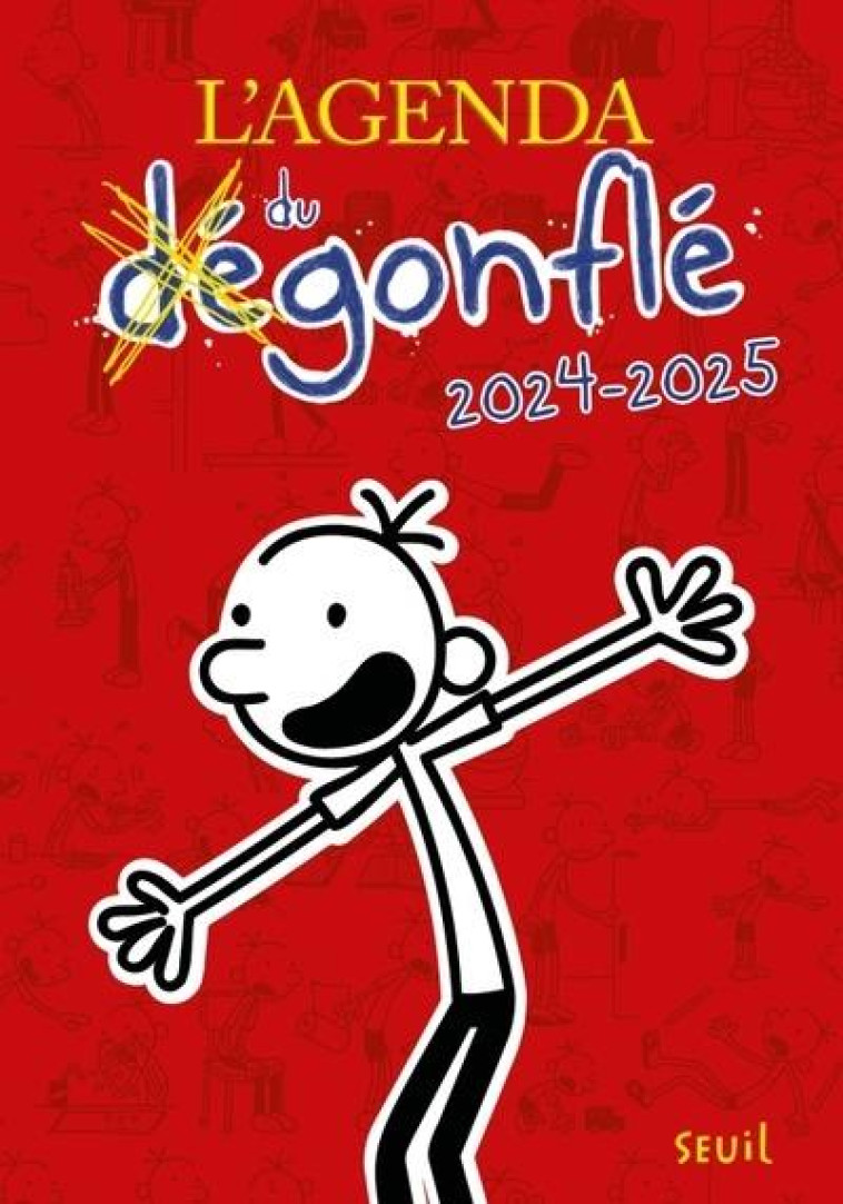 JOURNAL D'UN DEGONFLE - L'AGENDA DU DEGONFLE 2024-2025 - KINNEY JEFF - NC