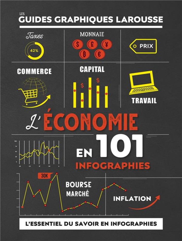 L'ECONOMIE EN 101 INFOGRAPHIES - COLLECTIF - LAROUSSE