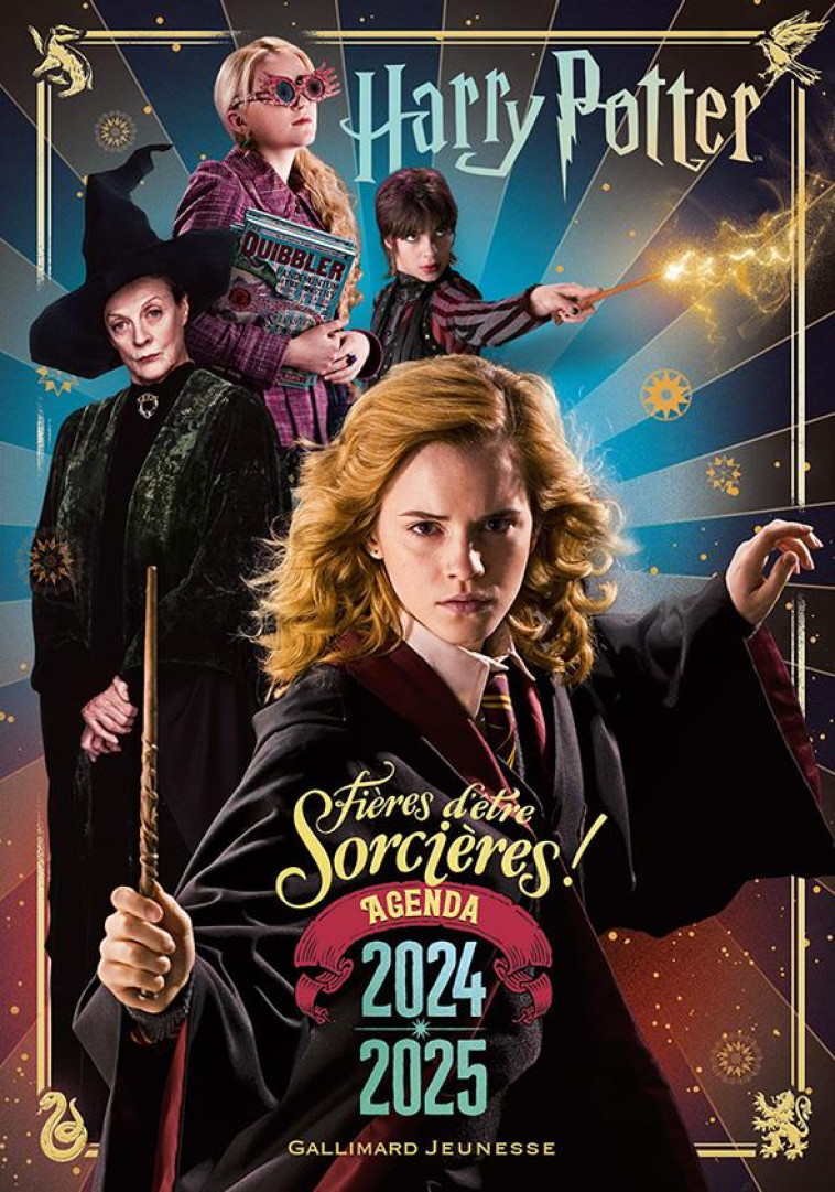 AGENDA OFFICIEL HARRY POTTER 2024-2025 - FIERES D'ETRE SORCIERES - COLLECTIFS JEUNESSE - NC