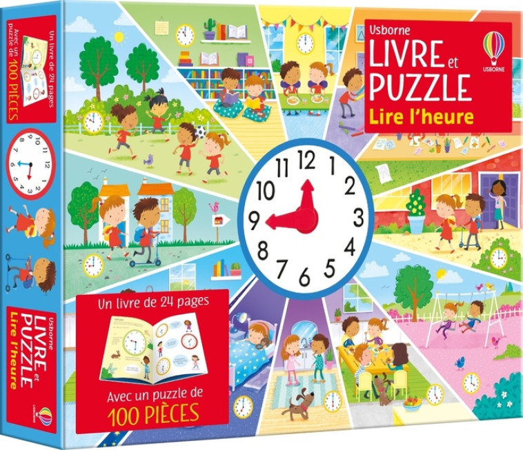 LIRE L'HEURE - COFFRET LIVRE ET PUZZLE - DES 5 ANS - NOLAN/PROLE - NC