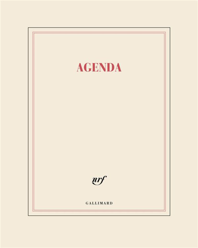 AGENDA LITTERAIRE SEPT. 2023 A SEPT. 2024 (PAPETERIE) - COLLECTIFS/BRAUD - NC