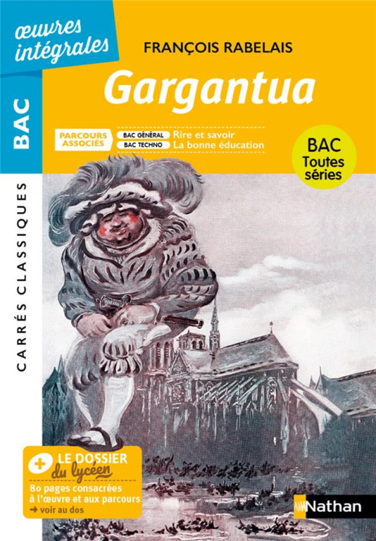 GARGANTUA - RABELAIS - CLE INTERNAT