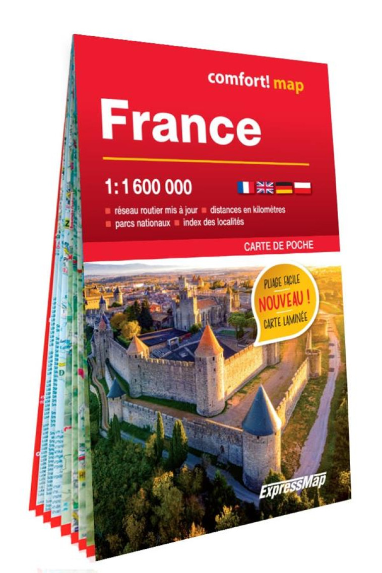 FRANCE 1/1M600 (CARTE FORMAT POCHE LAMINEE) - XXX - NC