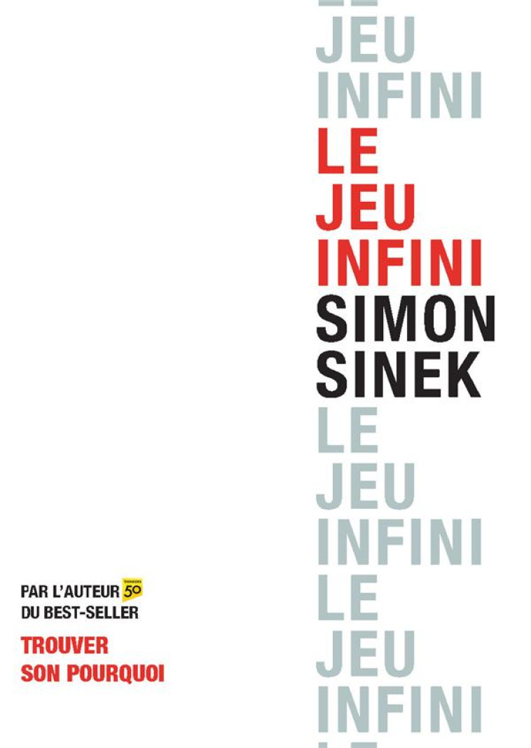 LE JEU INFINI - SINEK  SIMON - PEARSON