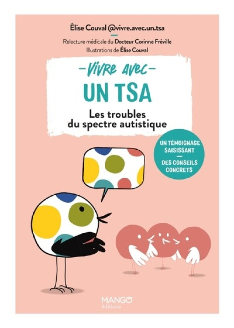 VIVRE AVEC VIVRE AVEC UN TSA - LES TROUBLES DU SPECTRE AUTISTIQUE - COUVAL/FREVILLE - MANGO