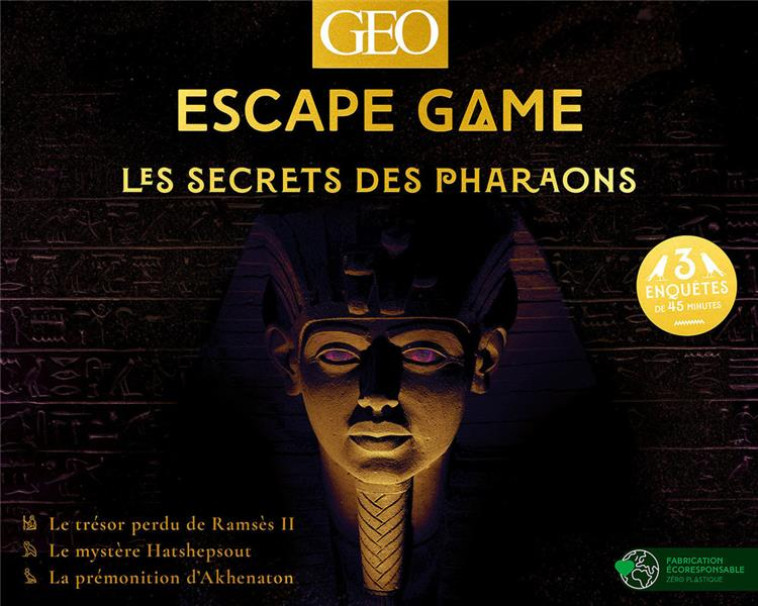 ESCAPE GAME GEO - LES SECRETS DES PHARAONS - COLLECTIF - FEMME ACTUELLE