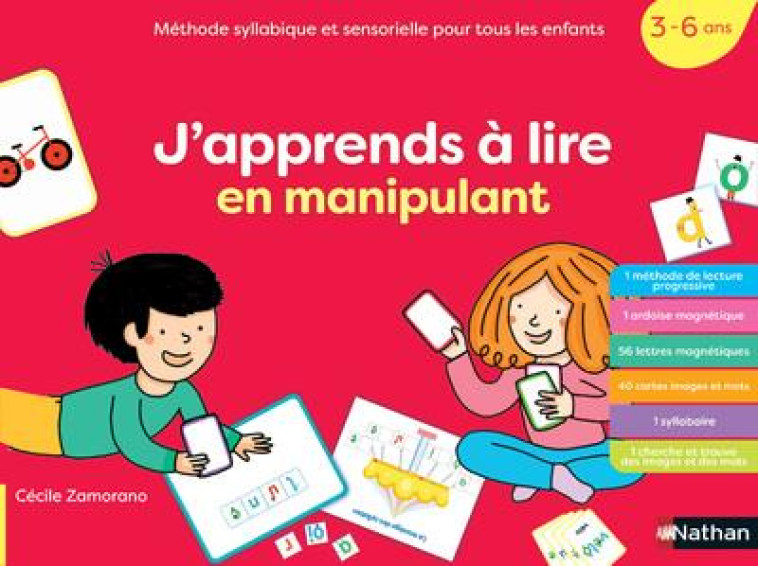 COFFRET METHODE DE LECTURE: J'APPRENDS A LIRE EN MANIPULANT (3-6 ANS) - ZAMORANO/PEPILLO - CLE INTERNAT